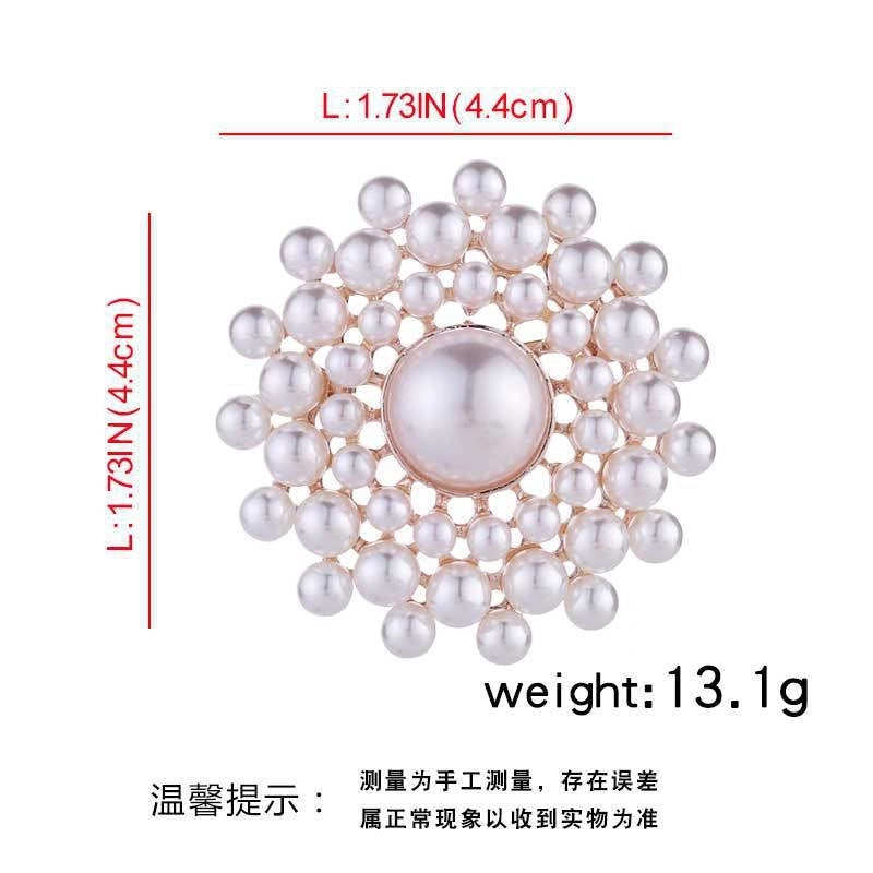 Elegant Glam Pin Heart Shape Flower Bow Knot Alloy Plating Artificial Pearls Women’s Brooches