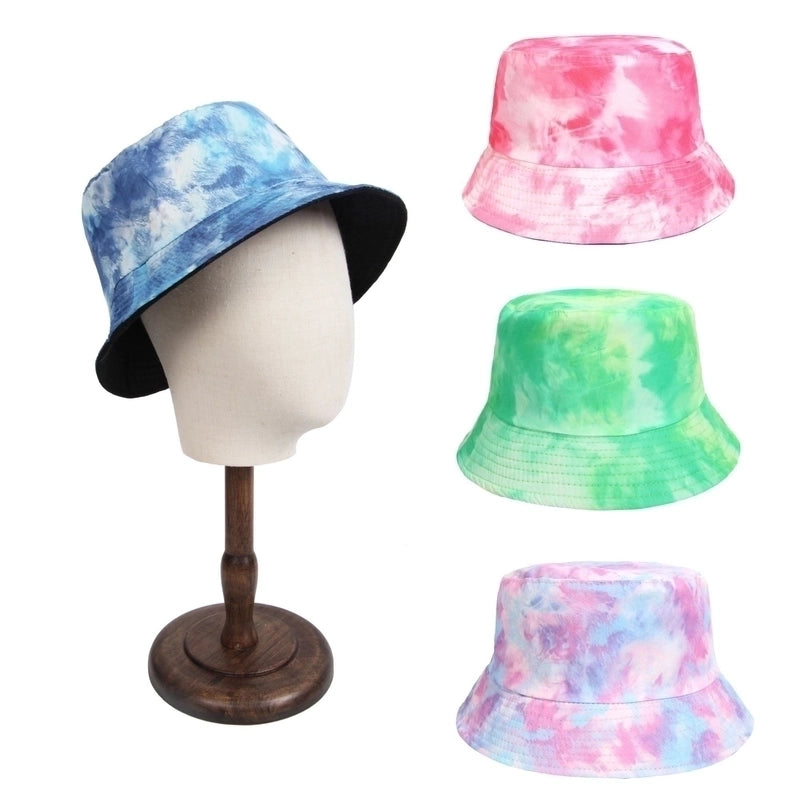Unisex Minimalist Colorful Wide Eaves Bucket Hat