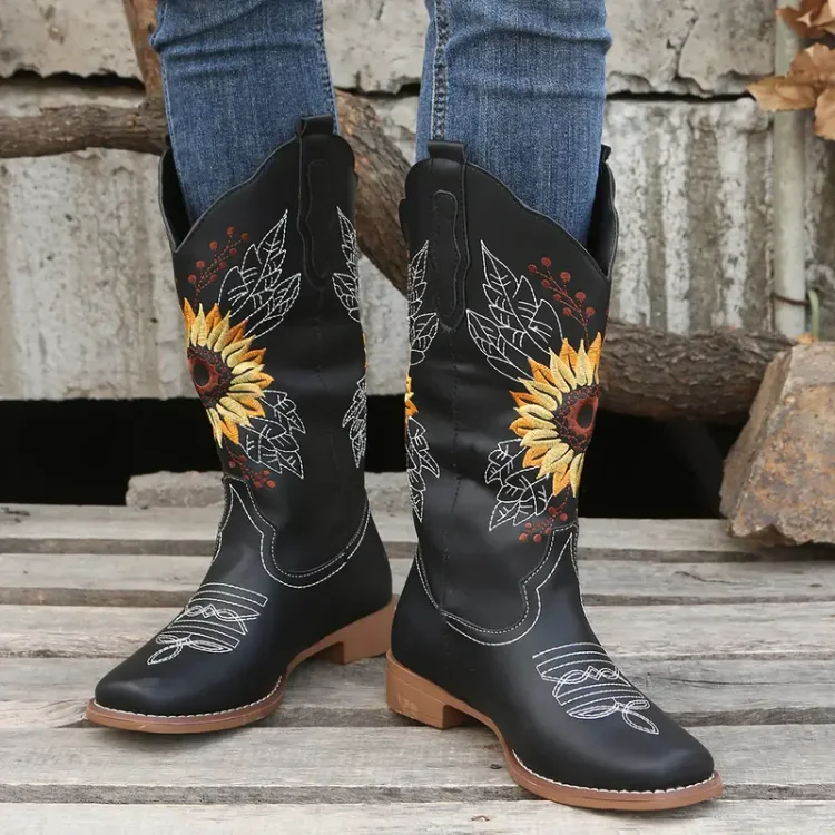 Low Heel Womens Chelsea Boots