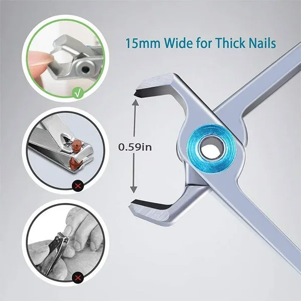 🔥Save 47% OFF - Ultra Sharp Stainless Steel Nail Clippers