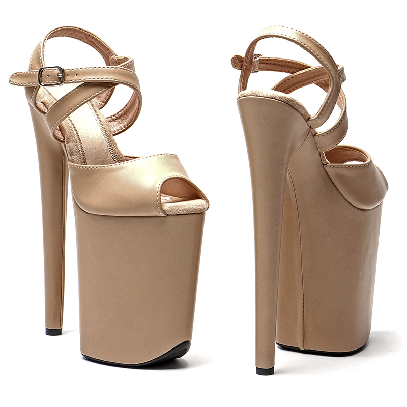 VCshoes 23CM/9inches Mette PU Upper Platform Shoes Dance Shoes High Heels Sandals Pole Dance Shoes 1B