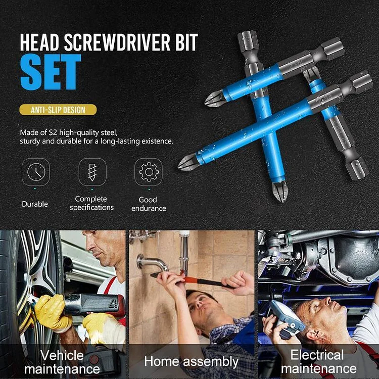 Anti-slip screwdriver head（40% OFF）