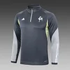 Joyfball 2024/2025 Atl&eacute;tico Mineiro Half-Pull Training Suit Dark Grey Football Shirt 1:1 Thai Quality