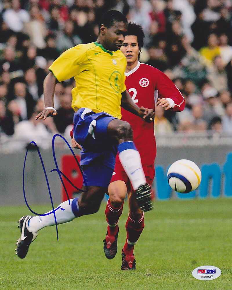 Juan Silveira dos Santos SIGNED 8x10 Photo Poster painting Brazil *RARE* PSA/DNA AUTOGRAPHED