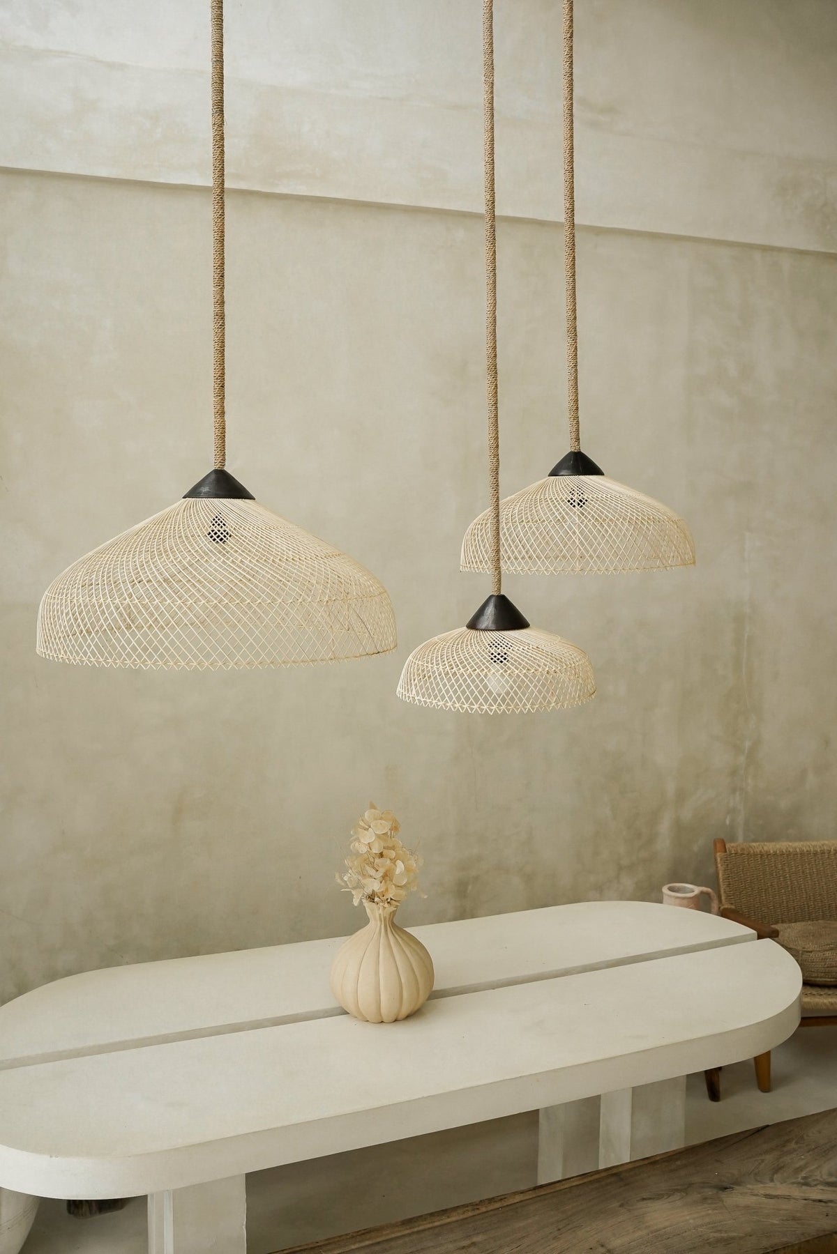 The Kayu Atap Pendant &ndash; M &ndash; Hippie Monkey