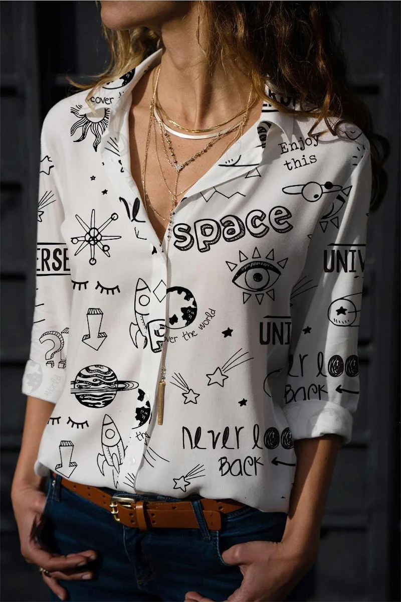 New Floral Print Blouses Women 2022 Spring Fashion Turn-down Collar Long Sleeve Elegant Work Shirt Plus Size Casual Tops Femme