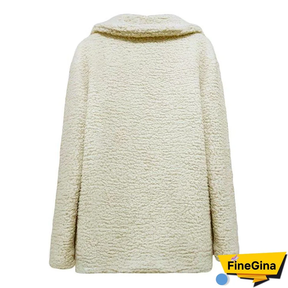 Women jacket Fur Coat Winter Fleece Jacket Women Coat Female Jacket Plus Size Hooded Teddy Coat