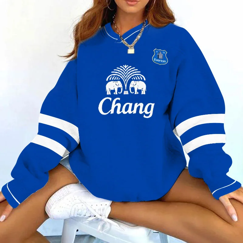 Women's Support Ev Football Print Sweatshirt