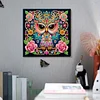 Umgebene Mandala-Eule, speziell geformte 5D-DIY-Teilbohrer, Diamanten, Punkte, Edelsteinkunst-Kits mit Rahmen, Diamanten, Gem&auml;lde, Edelsteinkunst 29x2