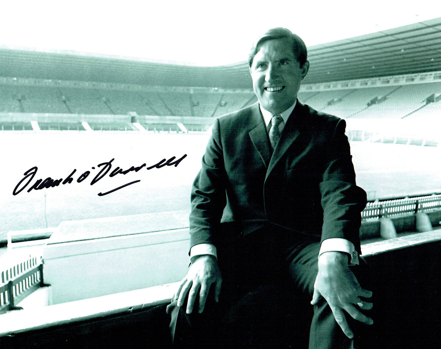 Frank O'FARRELL SIGNED Autograph Manchester United Manager 10x8 Photo Poster painting AFTAL COA