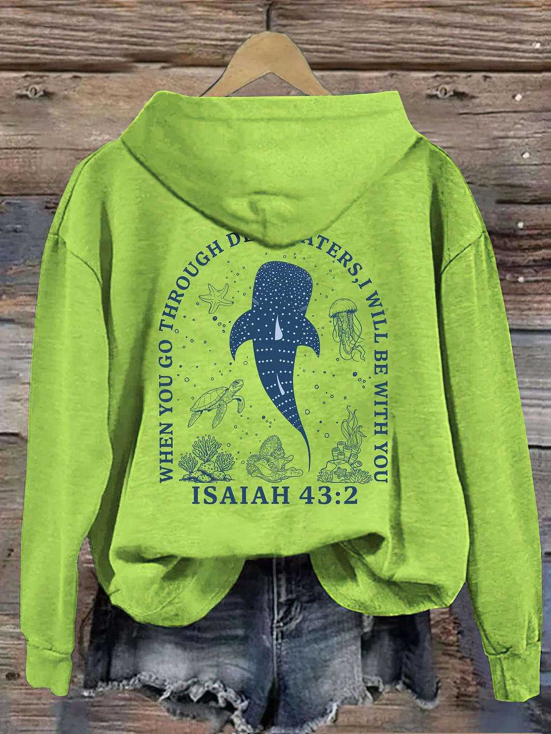 When You Go Through Deep Waters Hoodie