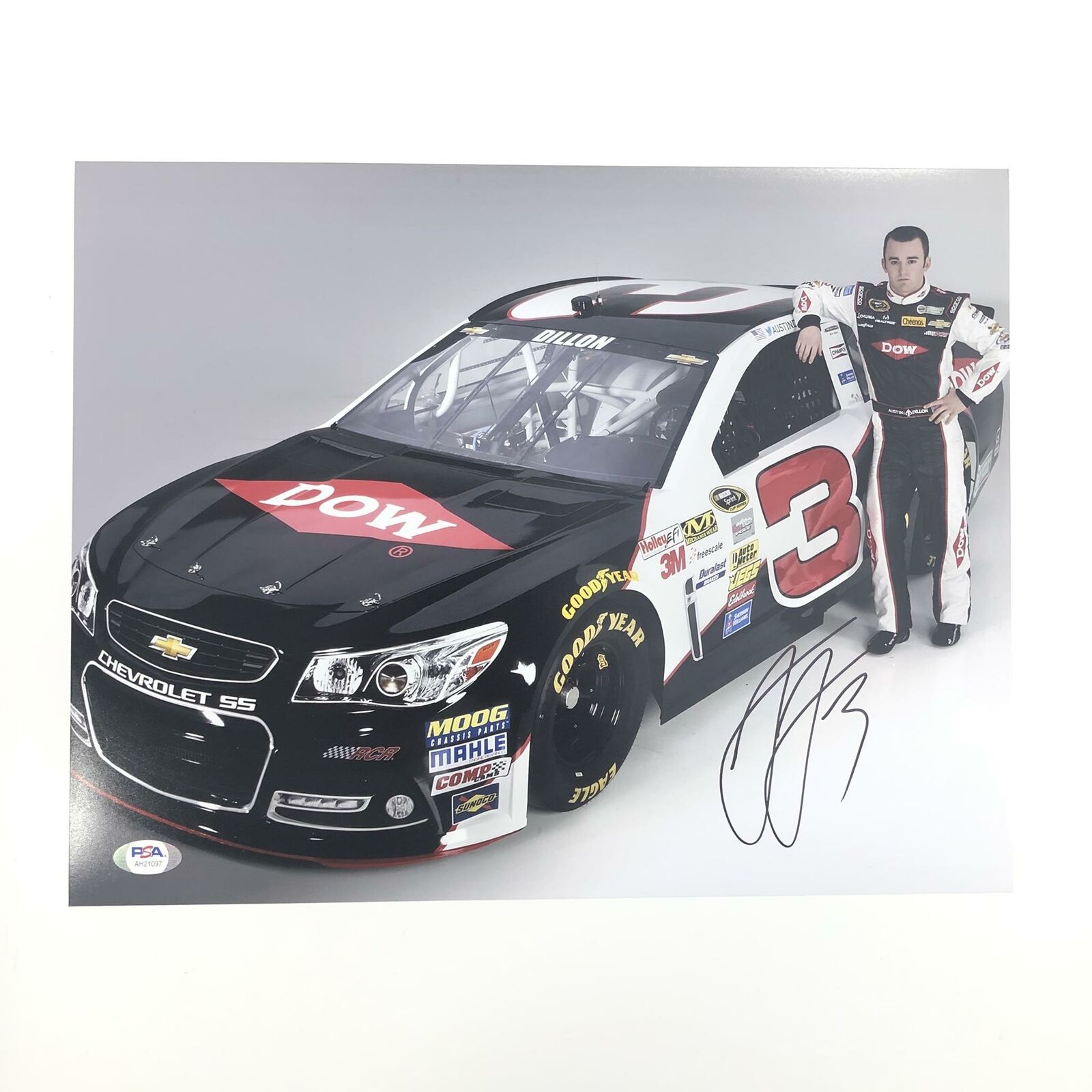 Austin Dillon signed 11x14 Photo Poster painting PSA/DNA Autographed Nascar