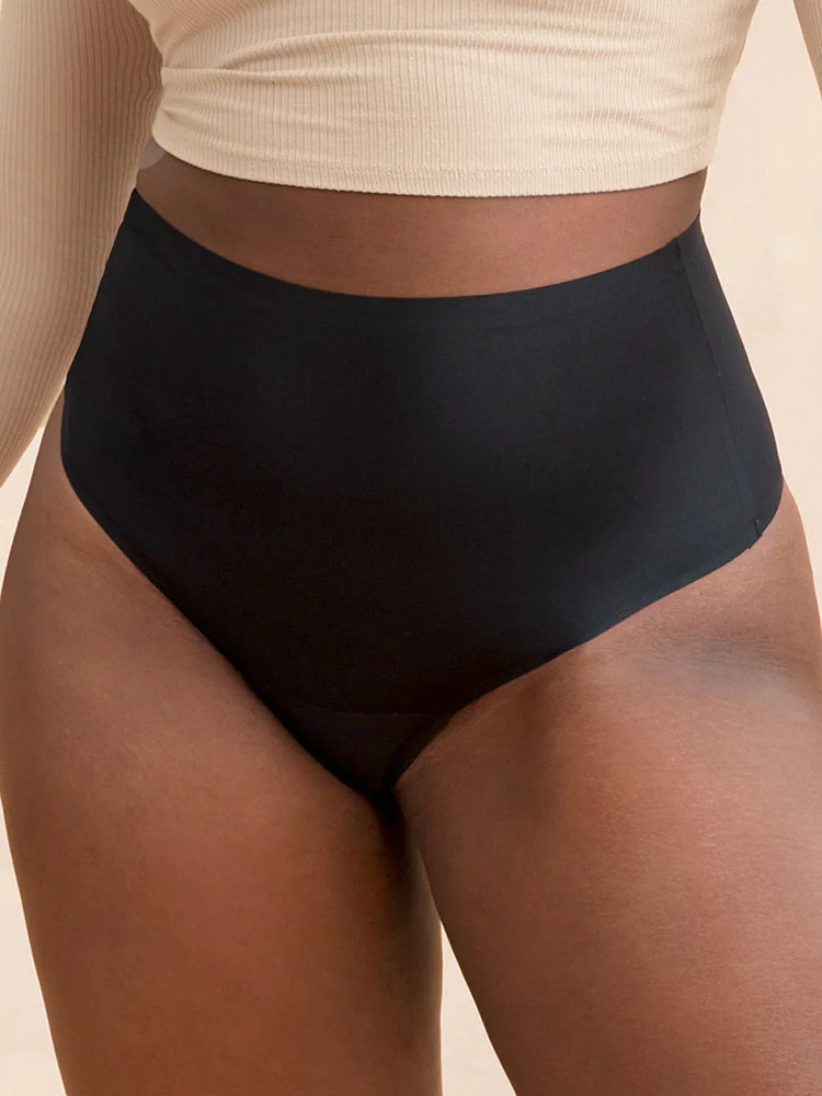 Seamless Stretch Mid-Waist Brief