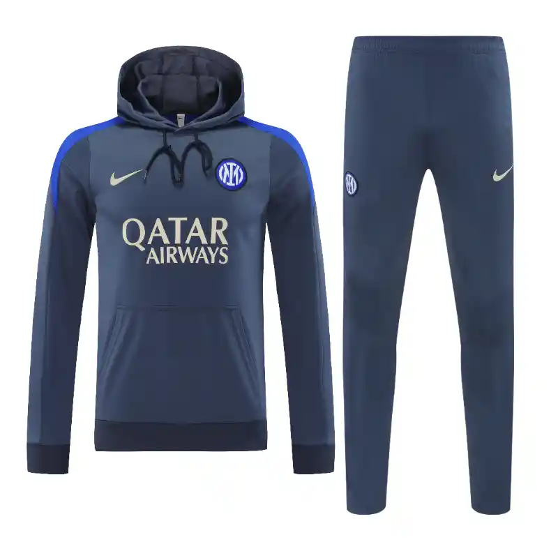 24/25 Inter Milan Hoodie Dark Grey