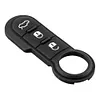 3 Button Flip Remote Key Skin Remote Car Key Pad for Fiat 500 Panda Abarth Punto