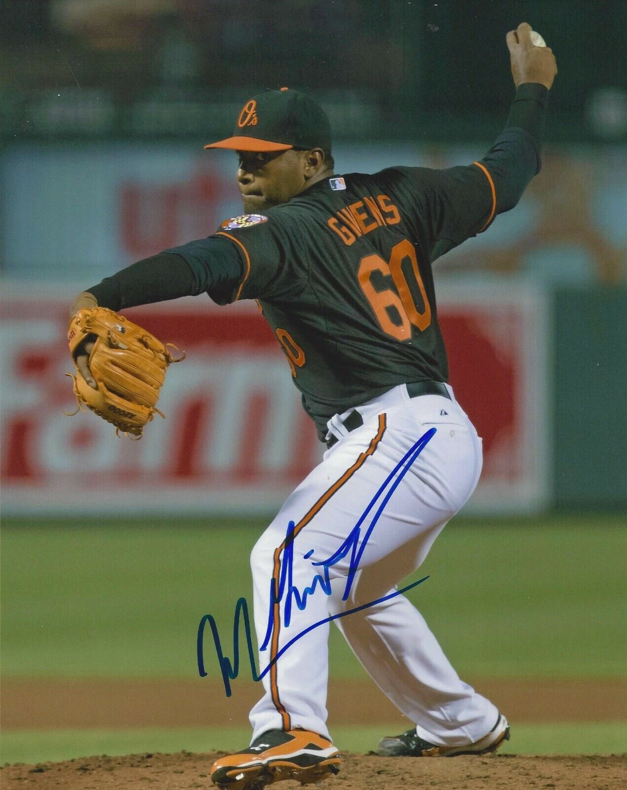 Mychal Givens Autographed 8x10 Baltimore Orioles#S687