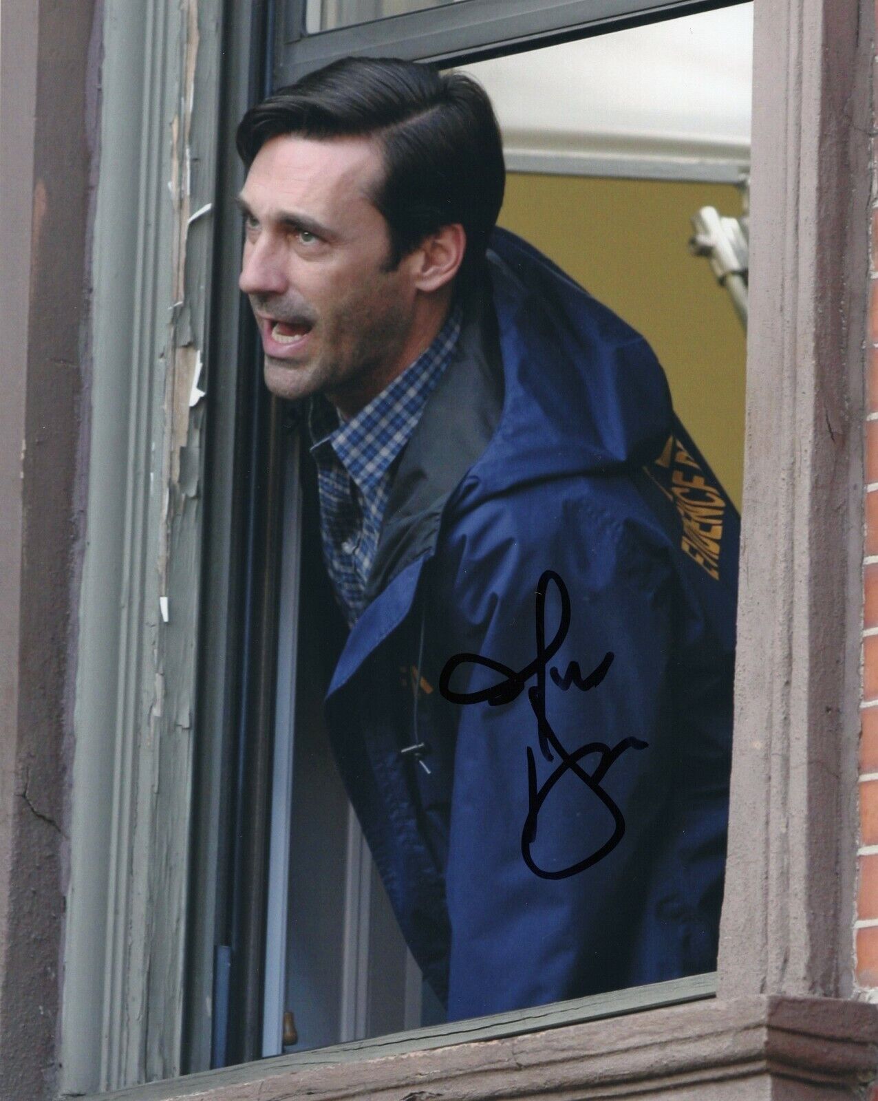 Jon Hamm Signed The Town Movie 8x10 Photo Poster painting w/COA FBI Frawley