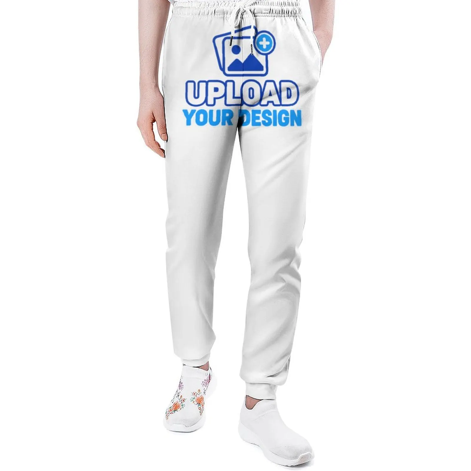 Men's Polyester Sweatpants custom product view 6