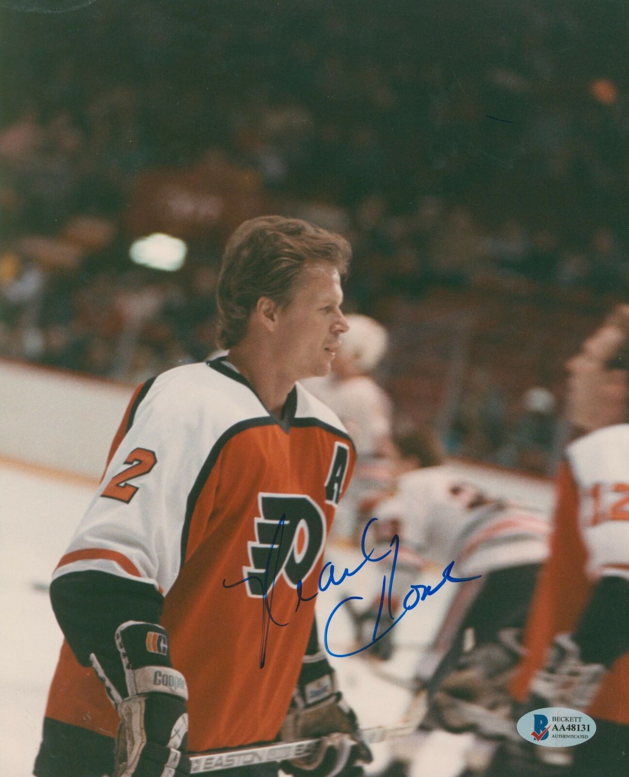 Flyers Mark Howe Authentic Signed 8x10 Photo Poster painting Autographed BAS #AA48131