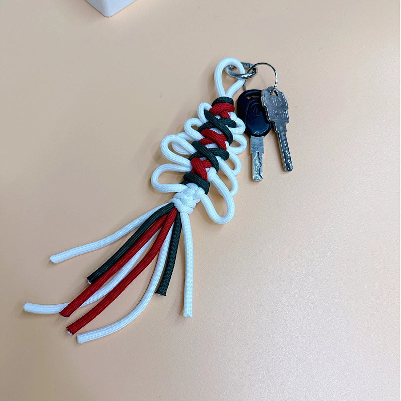 New Arrival Hand-Woven Bag Package Pendant Christmas Hanging Decoration Mobile Phone Strap Keychain Ornaments Christmas Tree Gift