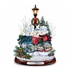 Mid-year Promotion 4Pcs/set Diamond Painting-DIY Full Round Drill Christmas Snowman(30*30cm)