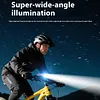 2Pcs Headlight & Taillight Bike Front Lamp Waterproof 4 Modes Bicycle Flashlight