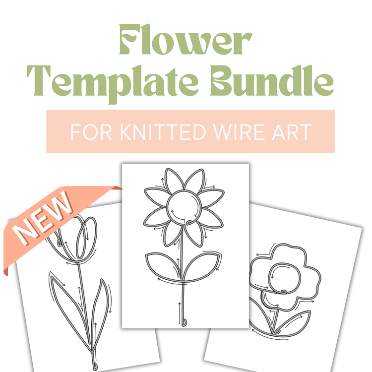 30-flower-template-for-knitted-wire-art-digital-download