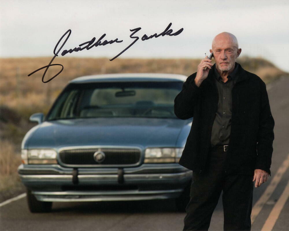 JONATHAN BANKS SIGNED AUTOGRAPH 8X10 Photo Poster painting - BREAKING BAD, MIKE EHRMANTRAUT