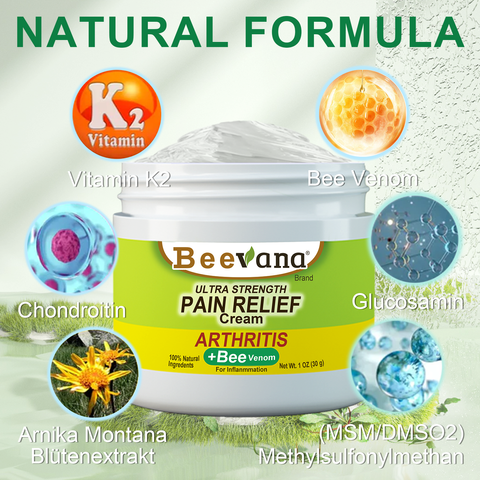 BeevanaTM Bee Venom Joint & Bone Therapy Cream (Full Body Recovery, Pure Natural Formula)