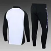 2024 Germany Half-Pull Training Suit White Jersey Set