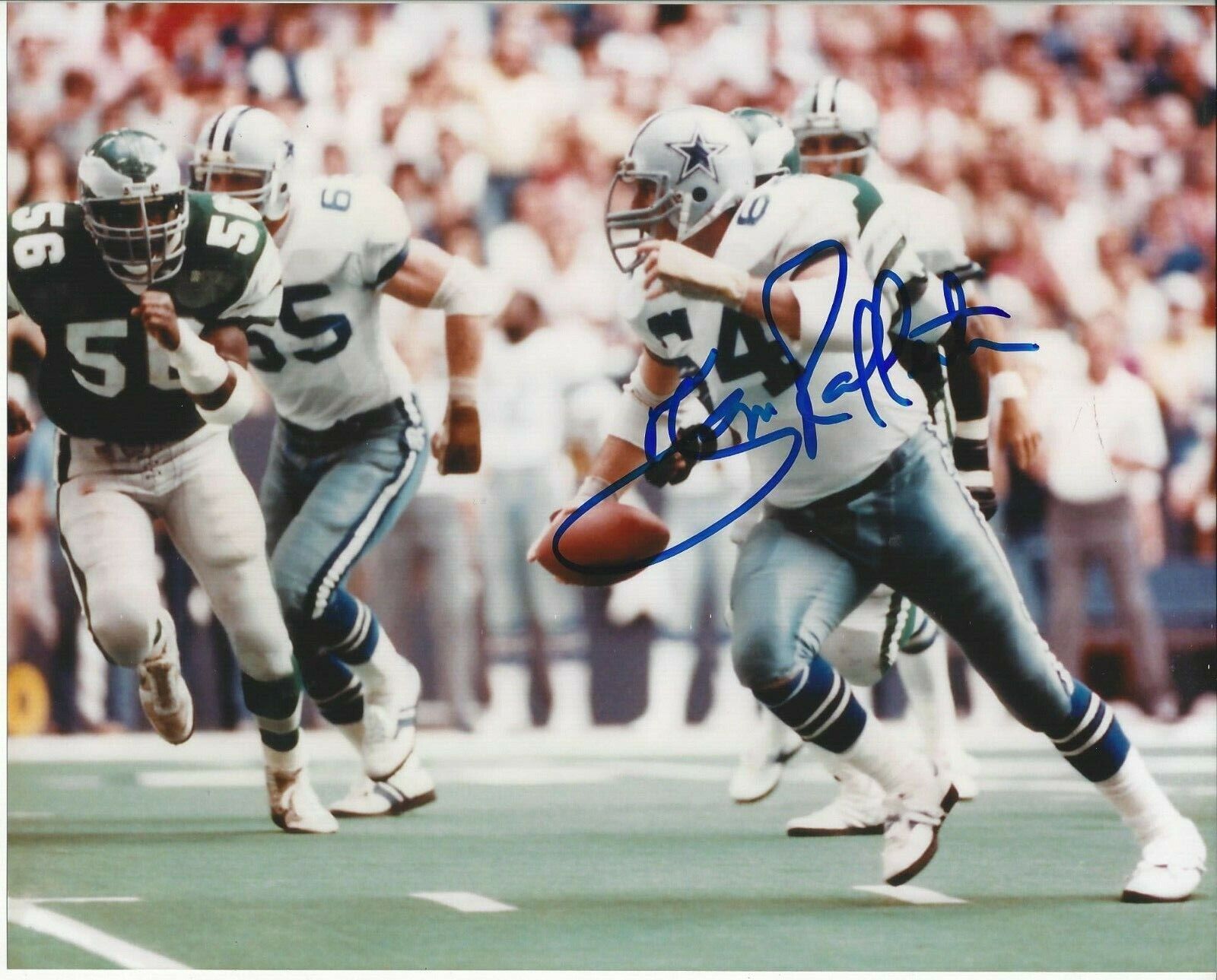 Tom Rafferty Autographed 8x10 Dallas Cowboys#3