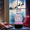 DIY Diamond Painting 7 Color Night Light Lamp Home Decoration Ornament Gift Kit(Cat)