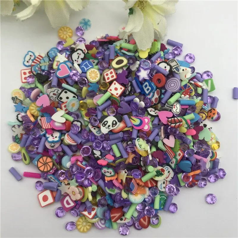 20g mixing Snow for Resin DIY Supplies Nails Art Polymer Clear Clay accessories DIY Sequins scrapbook shakes Craft
