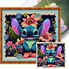 Flowers And Grass Stitch - 11CT Stamped Cross Stitch - 55*50cm - Disney