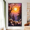 (40*70cm)DIY Full Round Drill Diamond Painting-Landscape