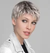 Short Llight Champagne Rooted Pixie Cut Wigs