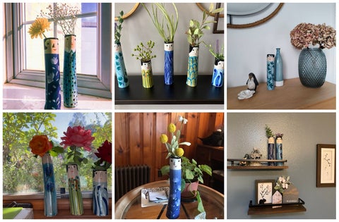 Spring Family Bud Vases