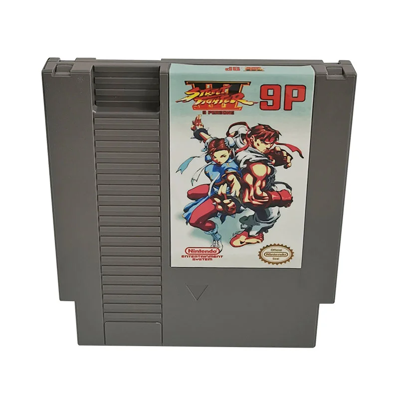 Street Fighter 3-9P For Nintendo NES - 8 Bit Game Cartridge