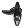 Vintage Men real leather Oxford Shoes