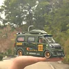 Diecast Metal Model Toy Car-1:24 Scale Model Graffiti Sprinter Van Car with Sound and Light