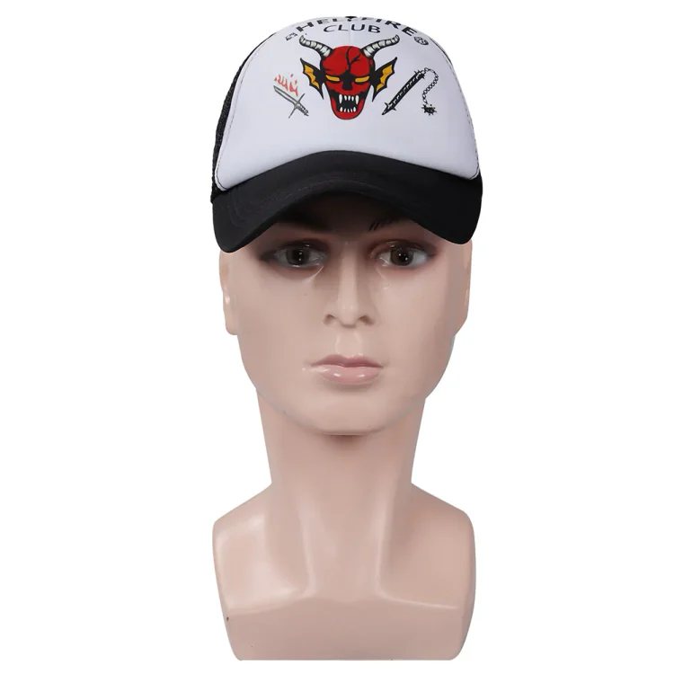 Stranger Things Season 4 Cosplay Costume Prop The Hellfire Club Hat CAP Baseball Cap