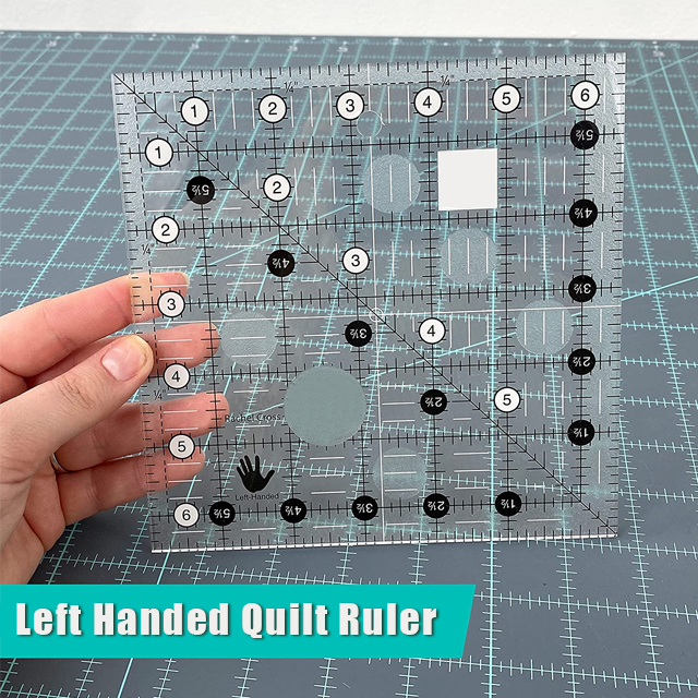 Left Handed Quilt Ruler Square