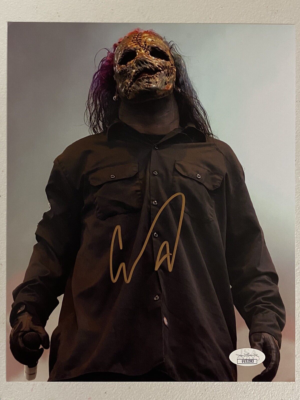 SLIPKNOT COREY TAYLOR AUTOGRAPHED SIGNED 8X10 Photo Poster painting EXACT PROOF JSA COA UU32593