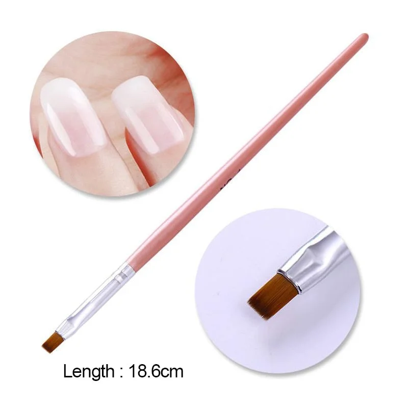 1Pc Nail Art Brushes For Manicure UV Gel Brush Pen Extensions Acrylic Nail Art Painting Drawing Carving Pen Phototherapy Brush-Nail Inspo