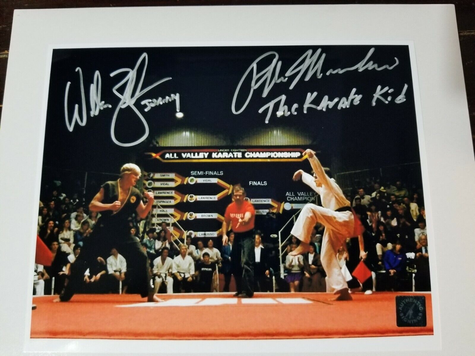 Karate Kid Cast Signed 8x10 Photo Poster painting RP -  Shipping!! 80's