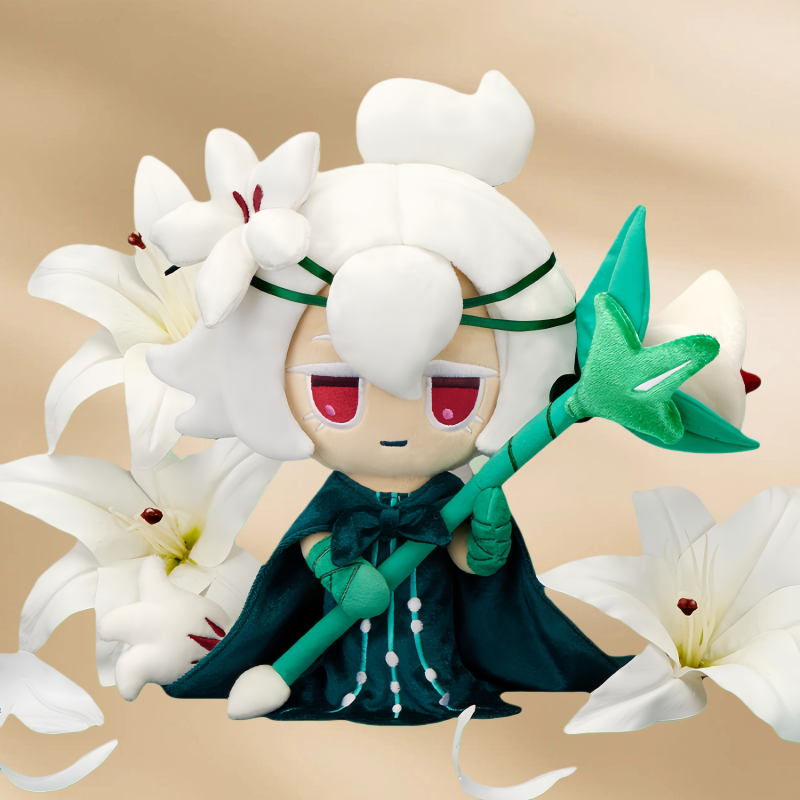  White lily Cookie Plush 1pcs