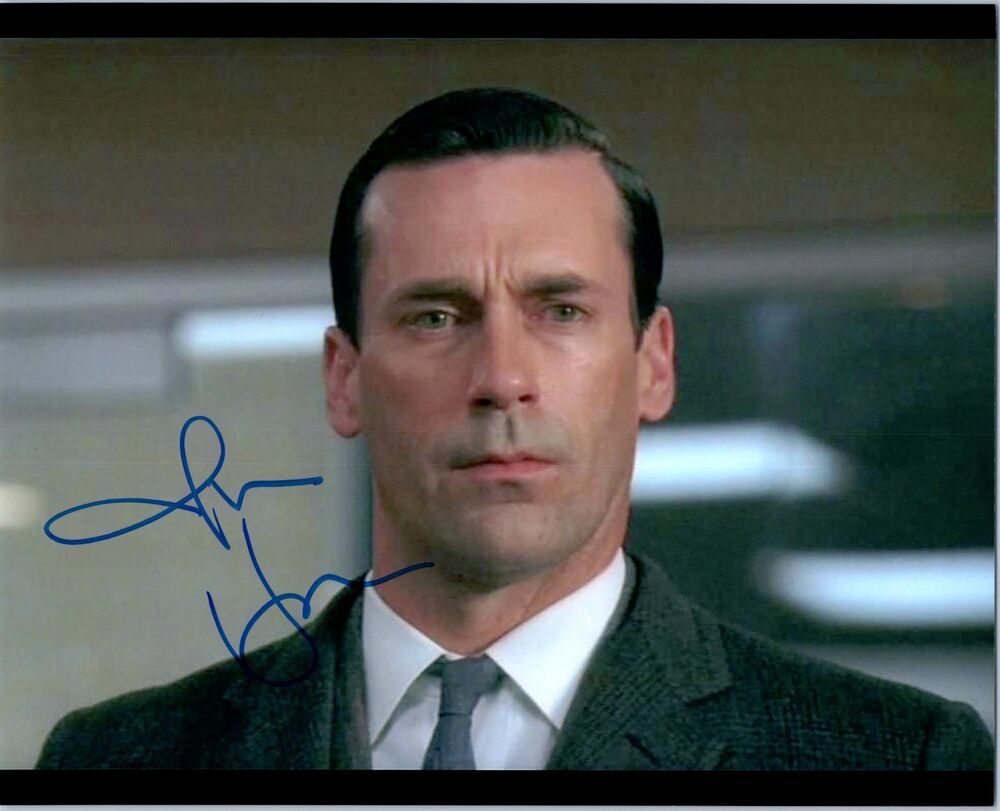 JON HAMM Signed Autographed 'MAD MEN' 8X10 Photo Poster painting E