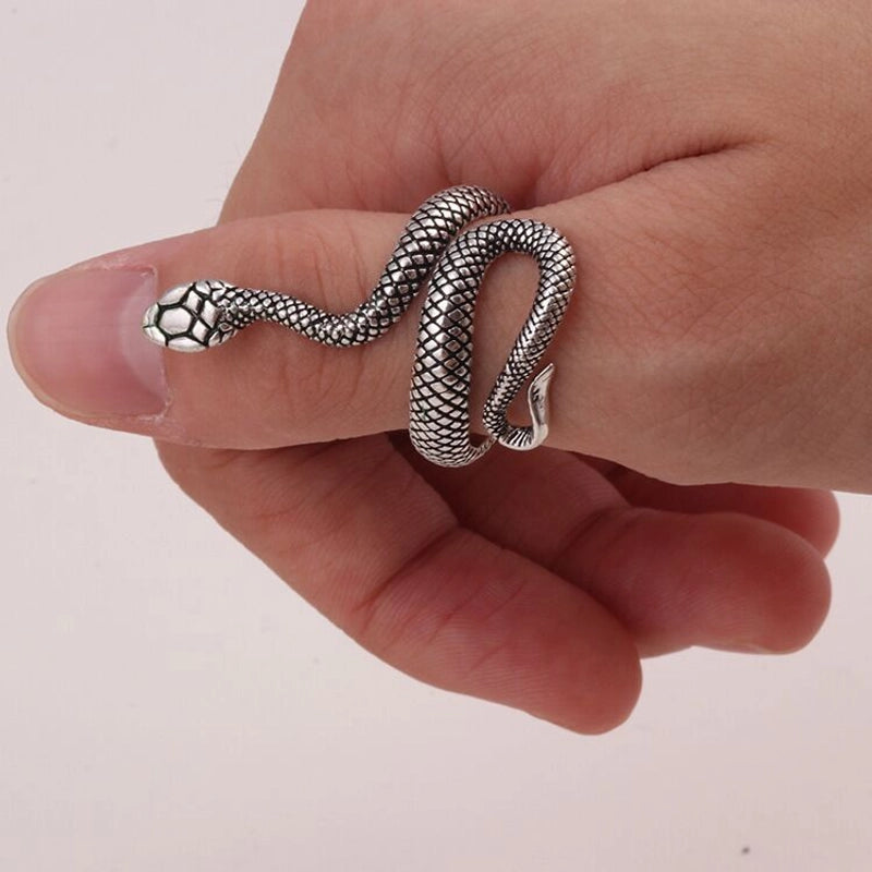 Fashion Snake Alloy Plating Women’s Open Ring