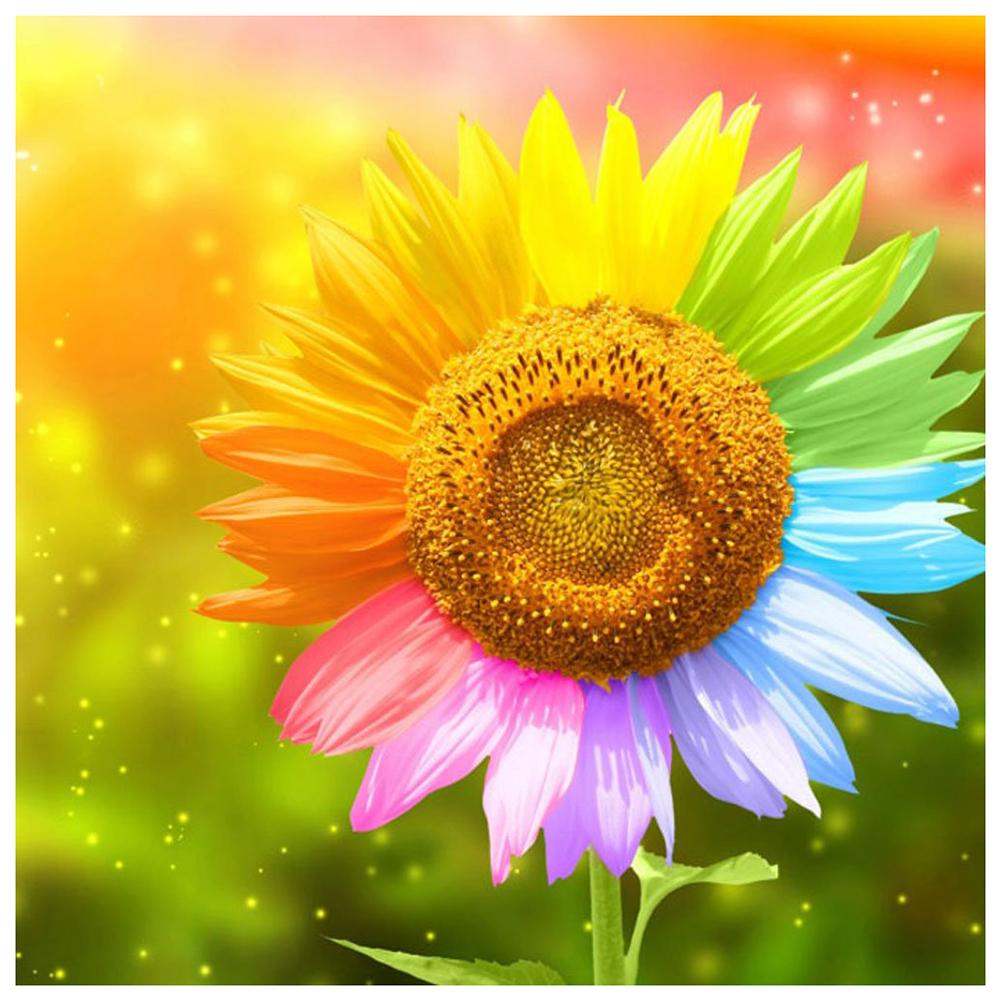 

30*30CM - Sunflowers - Round Drill Diamond Painting, 501 Original