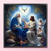 Jesus-11CT Stamped Cross Stitch 45*45cm/17.72*17.72in